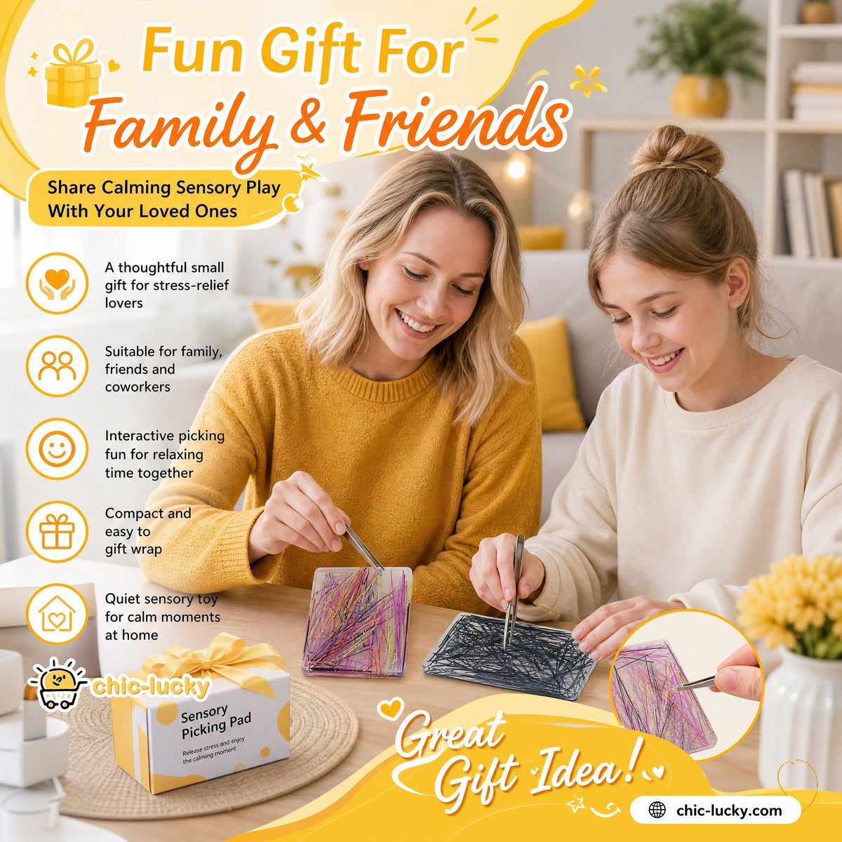🔥50% OFF NOW!🧩 Rectangular Picking Fidget Toy – Anxiety Relief Tactile Plucking Sensory Toy with Metal Tweezers for Stress & Habit Relief