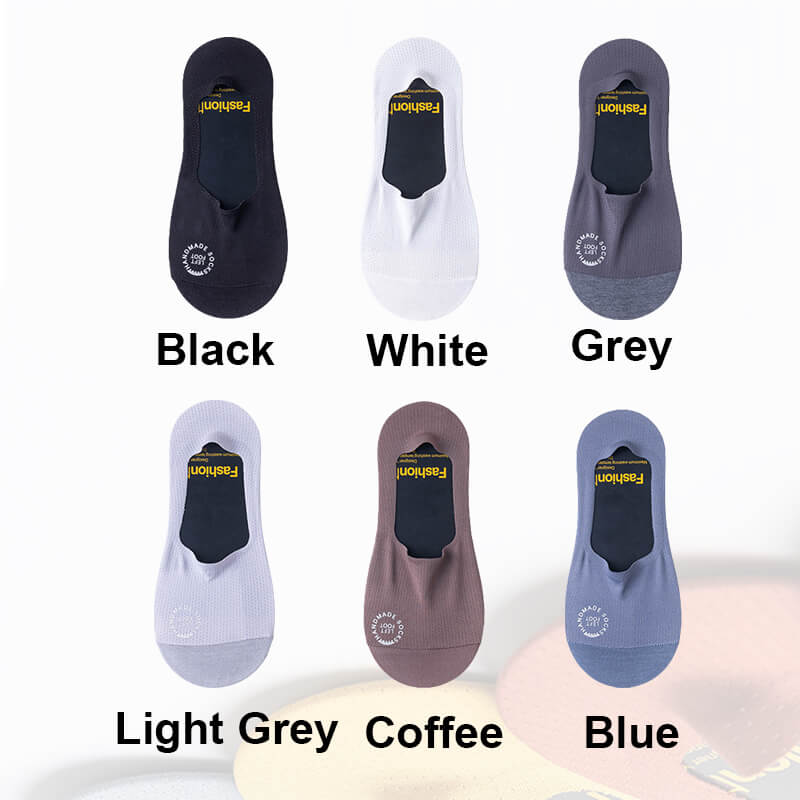 🔥 Special Offer: Thin Breathable Mesh Short Socks – 6 Pairs 🧦