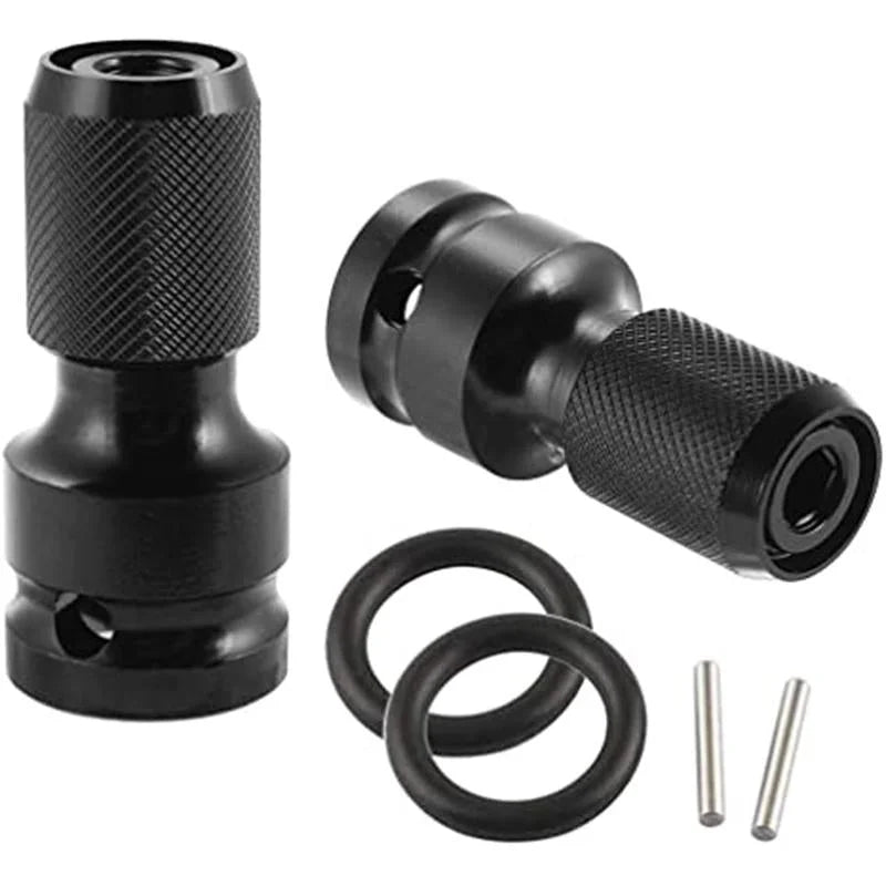 📢📢50% OFF !! ⏰ 1/4" Hex Shank Socket Converter – 1/2" to 1/4", Quick Release ⚙️