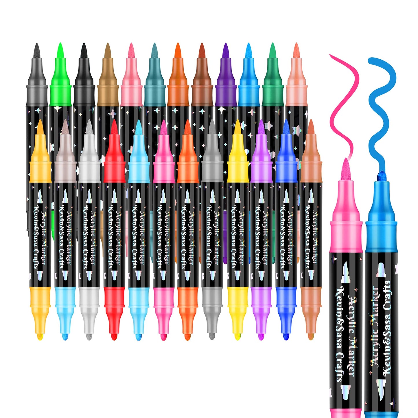 🔥This Week's Special Price:£7.99!!✨🎁Dual-Tip Glitter Marker Pen