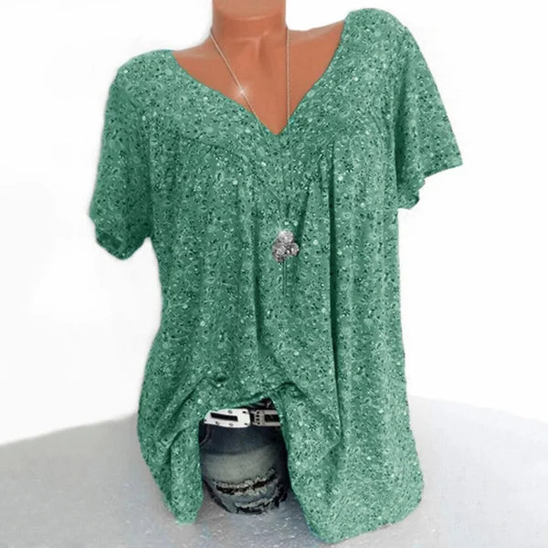 👕 50% OFF NOW! 🌸 Spring Fashion Print Short Sleeve – Lightweight Fabric, Vibrant Prints & Casual Fit 👚
