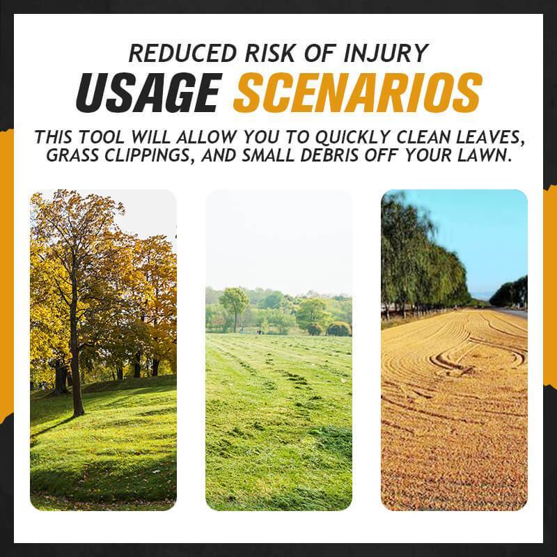 🍂 Save 50%! 🧹 Telescopic Garden Rake – Adjustable reach & durable tines ✨