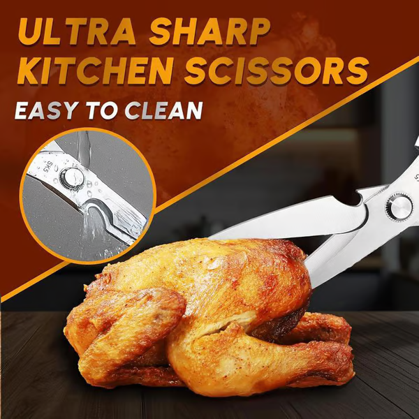 💥LAST DAY SALE 49% OFF-Kitchen Scissors All Purpose - Stainless Steel Kitchen Shears