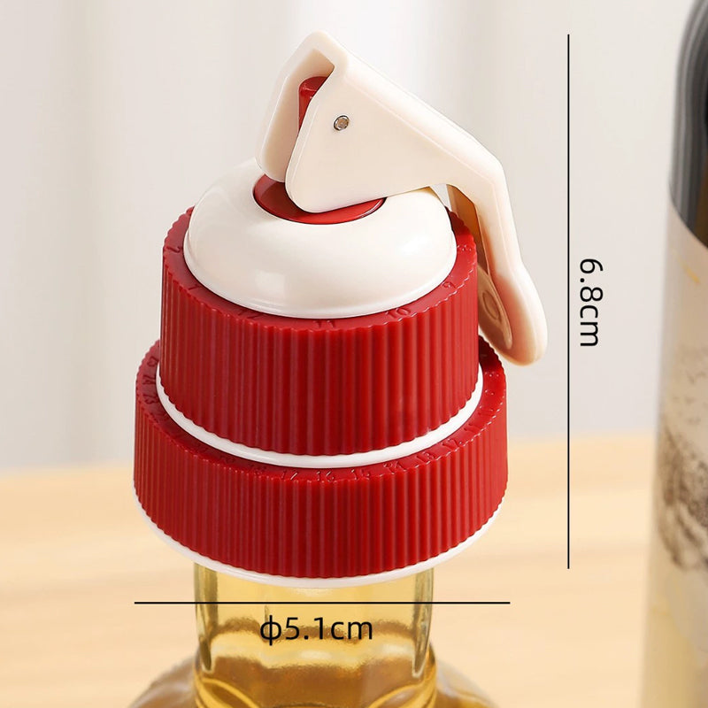 ⏳Limited-time 50% off⏰PRESS WINE STOPPER - Airtight Seal with Date Tracker, Easy to Use and Remove, Keeps Wine Fresh for Days, Ideal for Home and Gifts 🗓️🎁