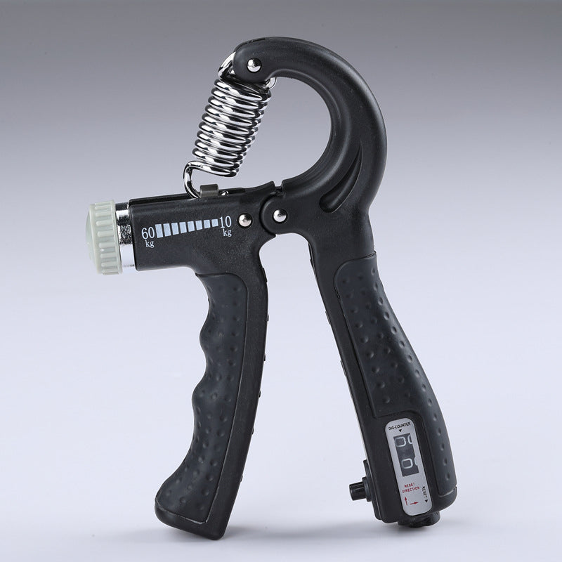 💪 Adjustable Hand Grip Strengthener: Auto Count, Non-Slip, Portable, All Levels