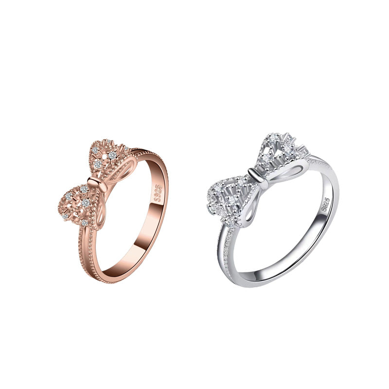 Women's Sparkly Bow Knot Ring(50% OFF)