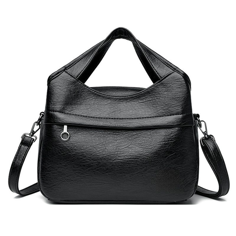 🎀 Effortless Everyday Chic | Soft Faux Leather Crossbody Bag | Lightweight & Hands-Free 🛍️【50% OFF】