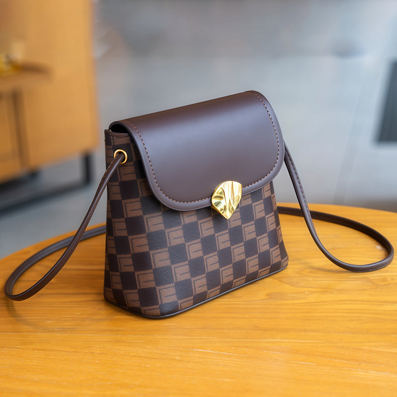 Women's Monogram Pattern Crossbody Bag