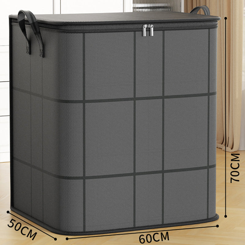 📦🏡50% OFF NOW! Heavy-Duty Bedding Organizer Bag – Dust-Proof Non-Woven Storage Bin with Reinforced Handles, Large Capacity for Comforters, Blankets & Clothes