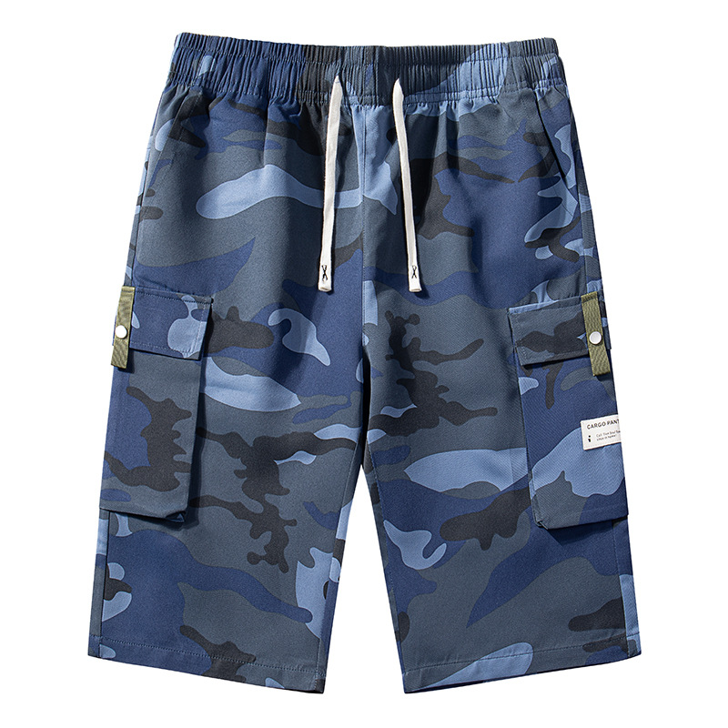 🔥New arrival Sale🔥 Men's Camo Cargo Shorts with Drawstring Waist