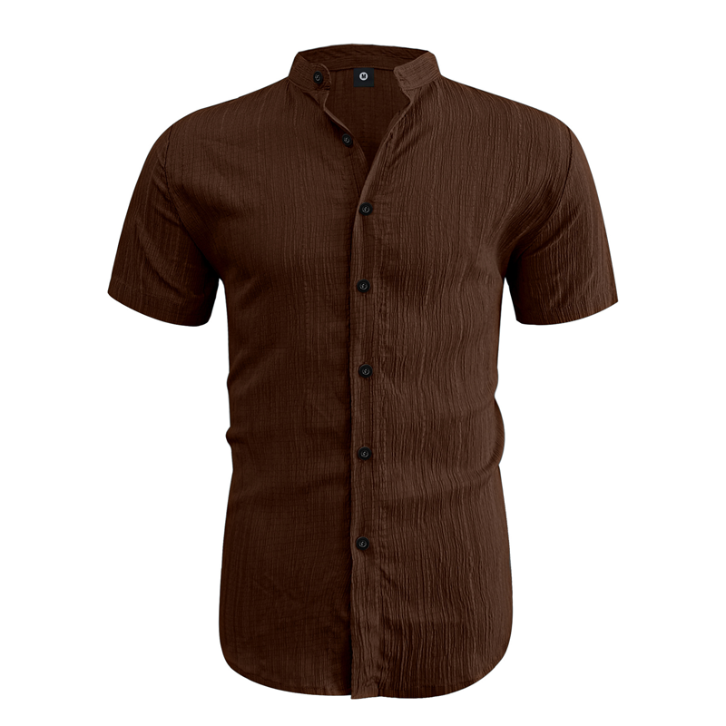 ✨2026 New Arrival 58% Off👕Men's Summer Stand Collar Short Sleeve Shirt