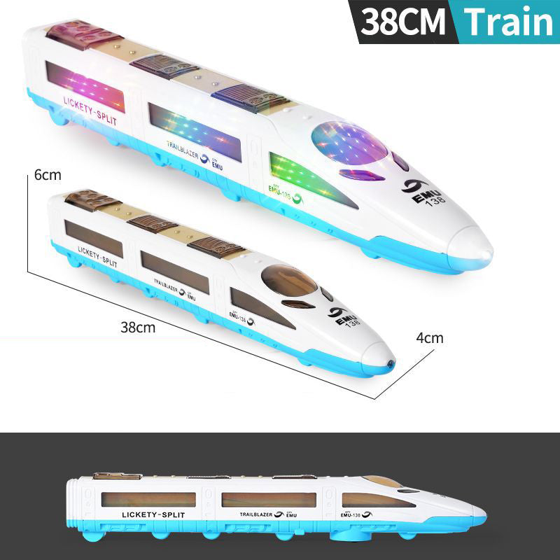 🚂 50% OFF NOW! ✨ Electric Bullet Train Toy – Light-Up, Bump & Go, with Music – Interactive design, perfect for toddlers – develops motor skills and imagination 🎶