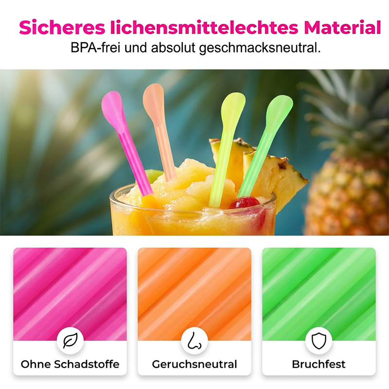 🍹50% OFF🌈2-In-1 Spoon Straws