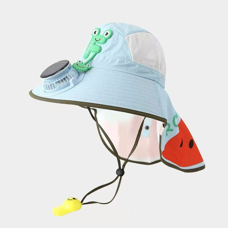 ❄️🌬️50% OFF !!!🌊Sun Protection Flap Hat with Built in Cooling Fan