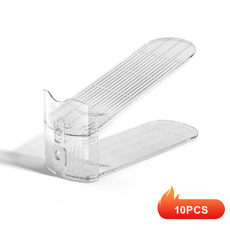 👟Adjustable Double-Decker Shoe Slots Organizer