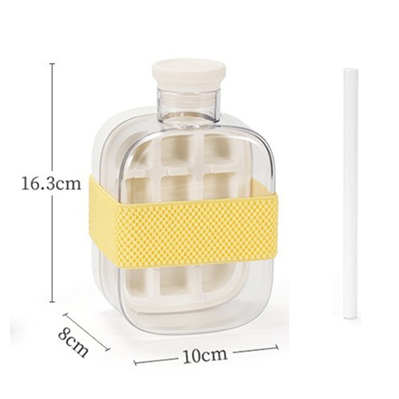 ❄️2-in-1 Ice Cube Maker Water Bottle Built-In Ice Tray, Food-Grade Silicone, Bpa-Free. Make Ice & Store Water In One Bottle – Ideal For Gym, Office & Travel! 🏋️♂️💼✈️