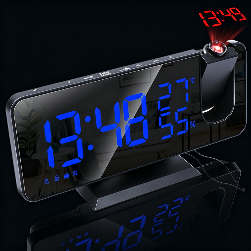 Smart Radio Projection Clock Dual Alarm