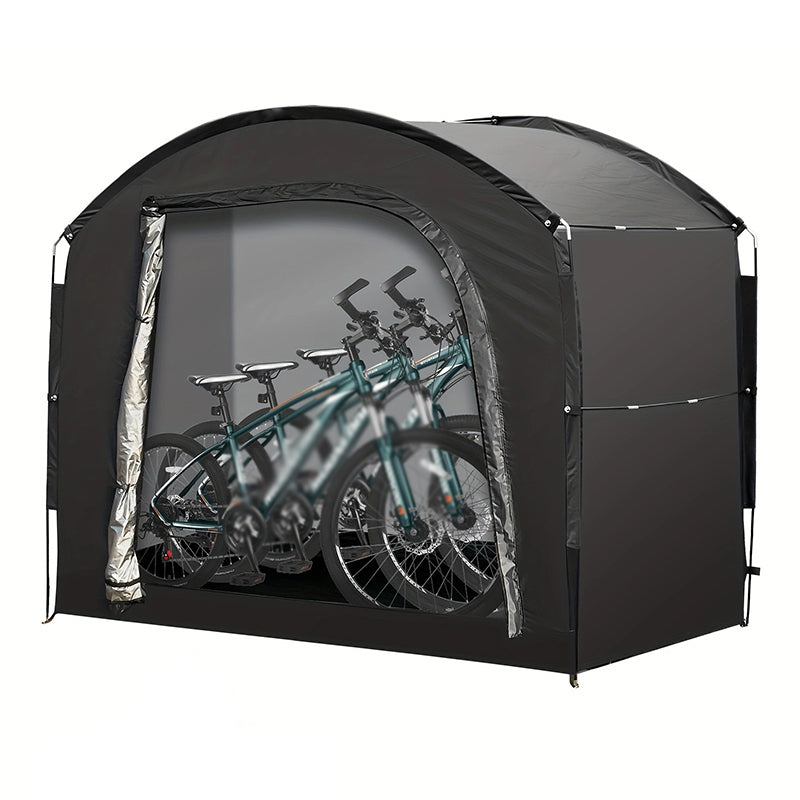 🚲🏠 Outdoor Portable Bike Storage Shed – weather-resistant, spacious, easy assembly – fits bikes, tools & lawn mower. 50% OFF! 🔥💪