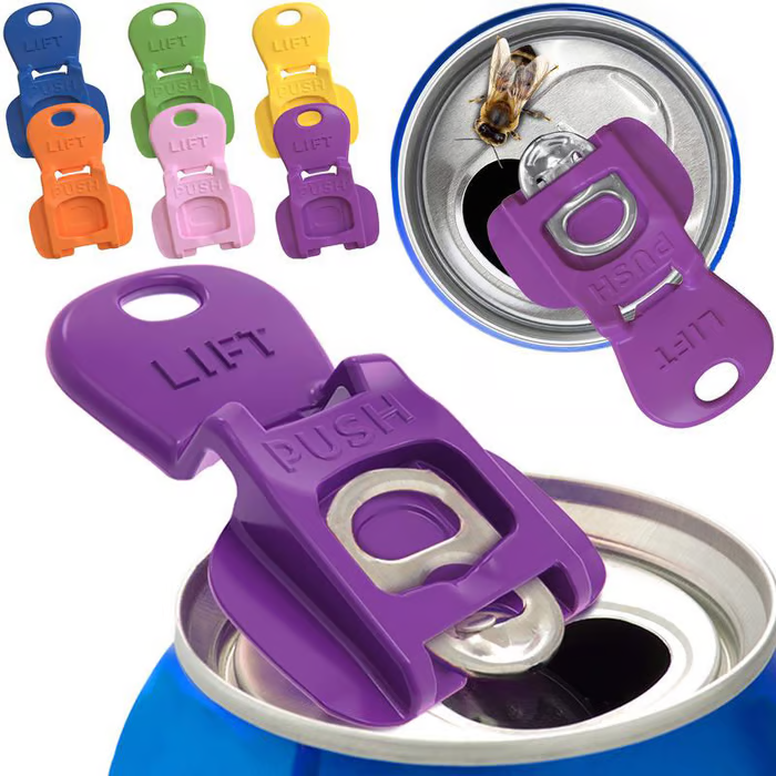 🥫 50% OFF NOW! 🥤 Easy Can Opener & Drink Cover – Smooth opening, spill-proof cover & compact – Ideal for kitchen, camping & on-the-go use 🔧