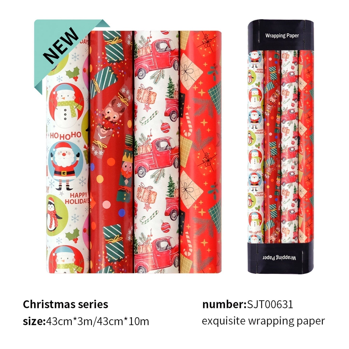 ๐ ๐ Christmas Wrapping Paper for Holiday Gifts โ Festive Prints, Smooth Foldability & Elegant Holiday Patterns โจ