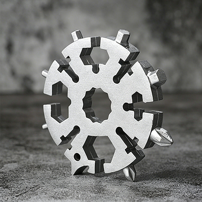 🔧20-in-1 Snowflake Multi-Tool – Pocket Tool for Quick Everyday Fixes❄️