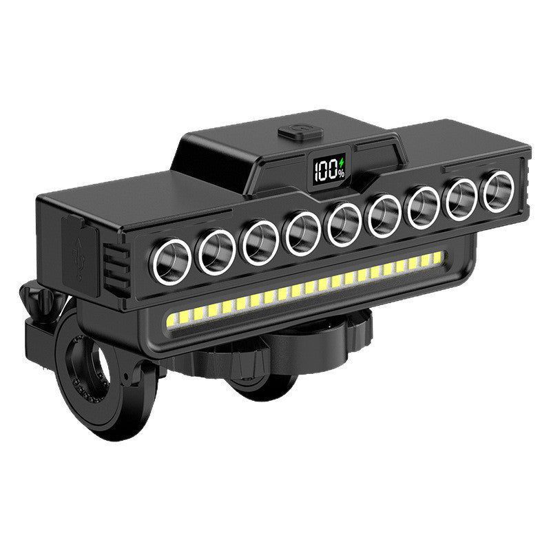 ⏳Time-Limited Special⏰ Ultra-Bright Bike Light – Dual Beam, 30 LEDs & Real-Time Display – Up to 20H Runtime, Type-C & Remote 🛡️