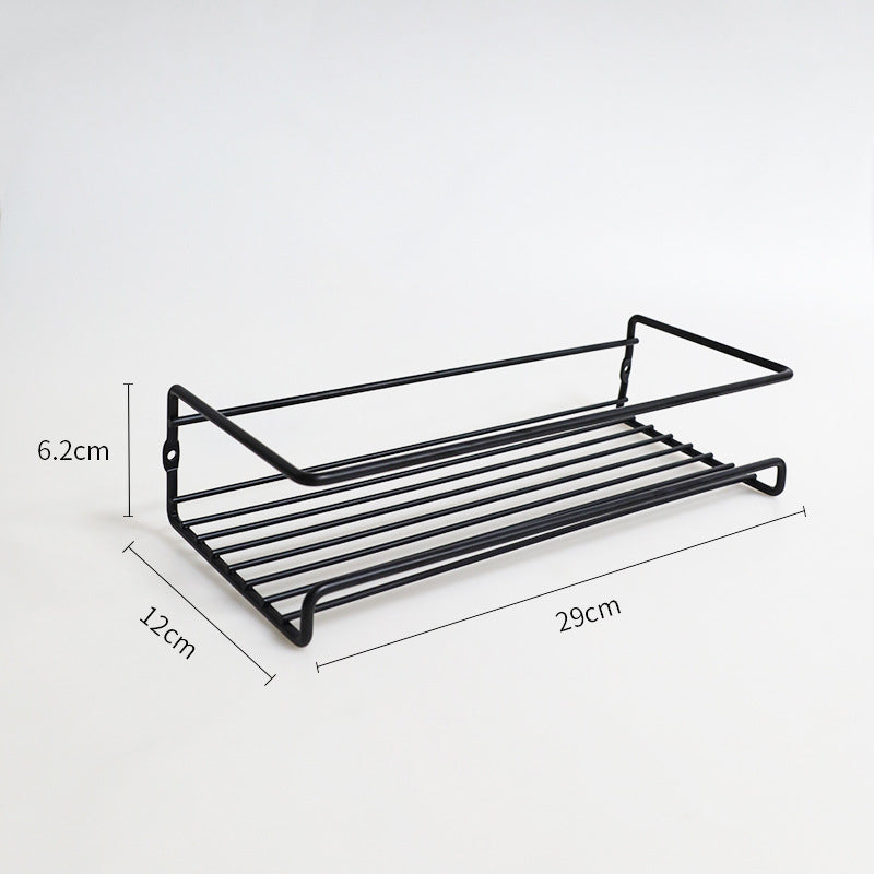 No-Drill Wall-Mounted Spice Rack