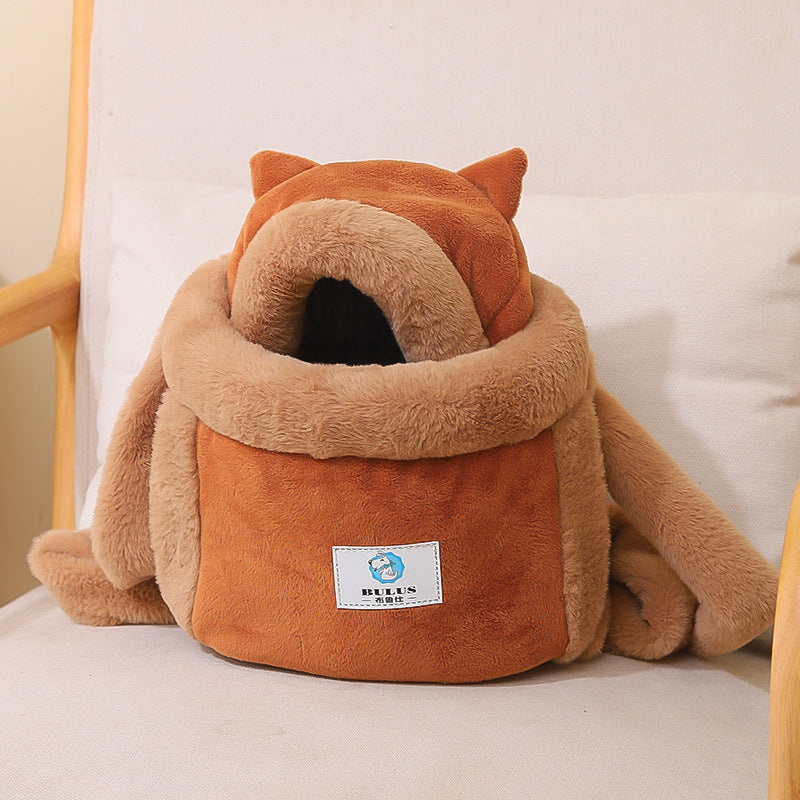 🐾 Limited-Time Offer! 🔥 Fleece-Lined Pet Carrier Backpack 🎒– Keep Your Cat Cosy & Close on Chilly Autumn & Winter Adventures ✨