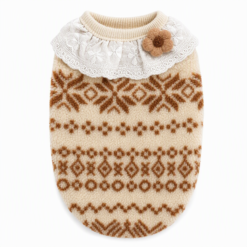 📢📢50% OFF !! ⏰Warm Thickened Pet Sweater Vest High Neck Clothes for Small Dogs and Cats in Autumn and Winter