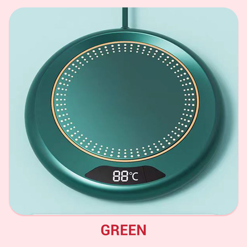 ☕🍫 Electric Coffee Mug Warmer with 3-Temp Settings