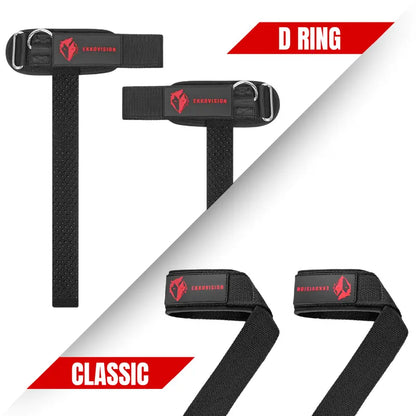 Premium Classic & D-Ring Lifting Straps for Maximum Heavy Pulls