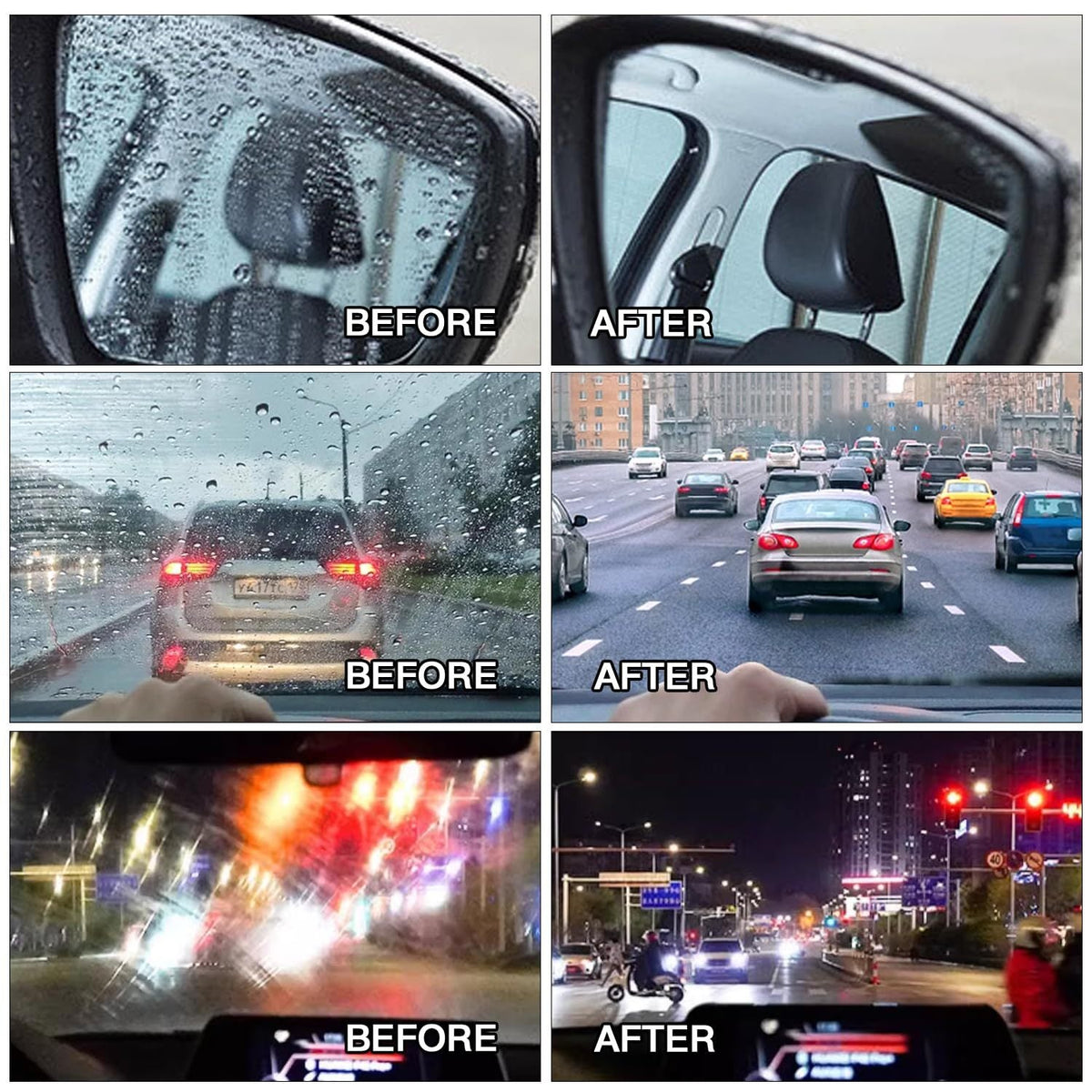 🔥Car Glass Oil Film Cleaner Brush🚗