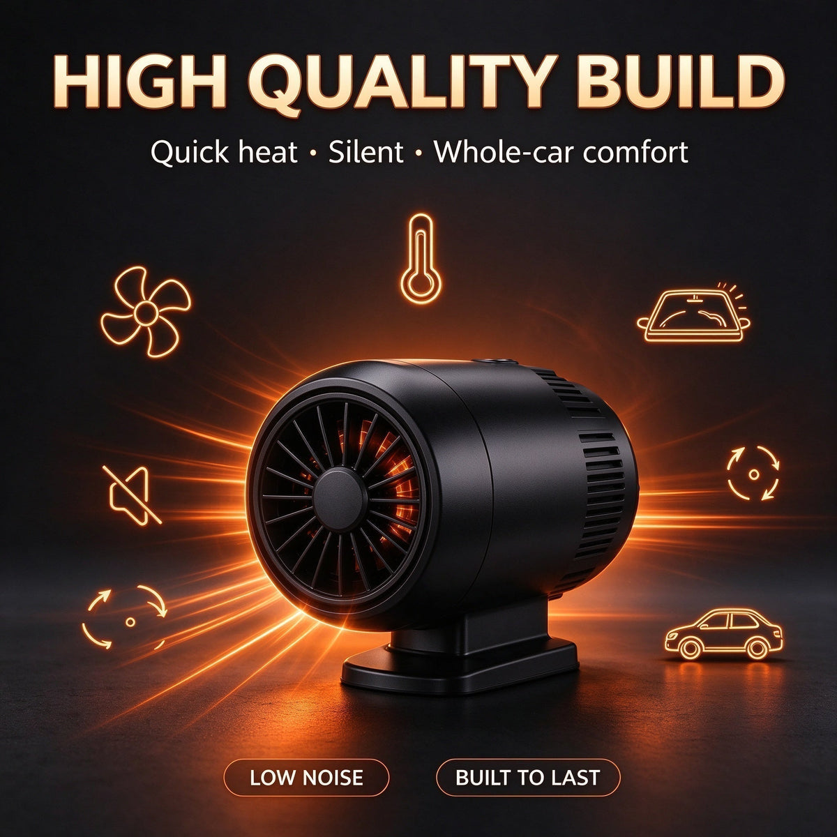 🔥50% OFF!!📢🚗 2-in-1 Portable Car Heater & Windscreen Defroster – Clear Frost & Fog Faster on Cold Mornings ❄️✨