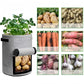 18/26/38L Large Capacity Potato Grow Planter PE Container Bag Pouch Tomato Vegetables Garden Outdoor
