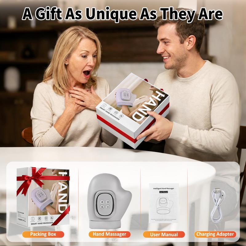 💆 Soothe Tired Hands & Wrists – Air Compression Massager with 3 Modes, 5 Intensities & Auto Timer. 50% Off