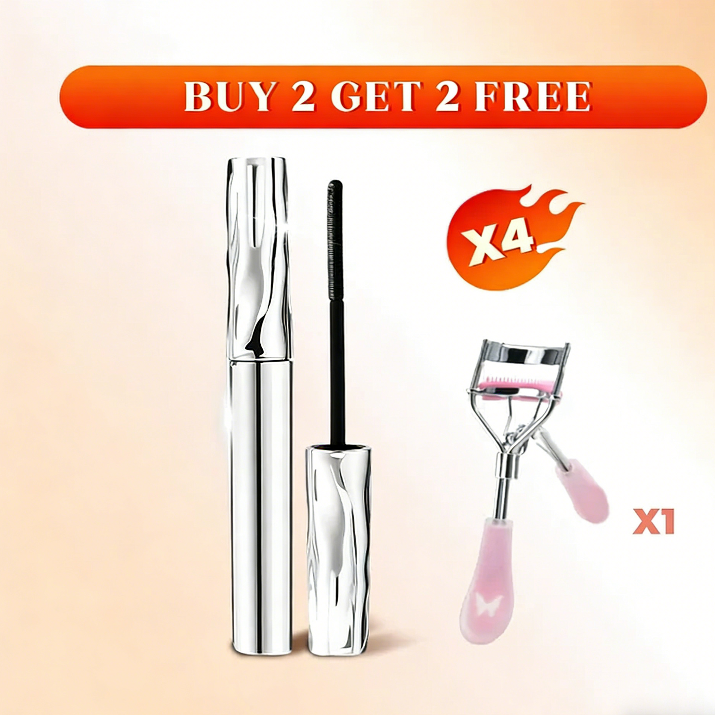 🥳2026 HOT SALE💞50K+ SOLD!👁️✨ All-Day Beautiful Lashes, Smudge-Proof! Waterproof Fiber Mascara for Natural Volume. 💖💃