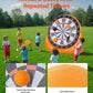 🎯⚽️Inflatable soccer dartboard, giant soccer dartboard, comes with 2 soccer balls and air pump, can be set up in 3 minutes, ideal for large garden games.