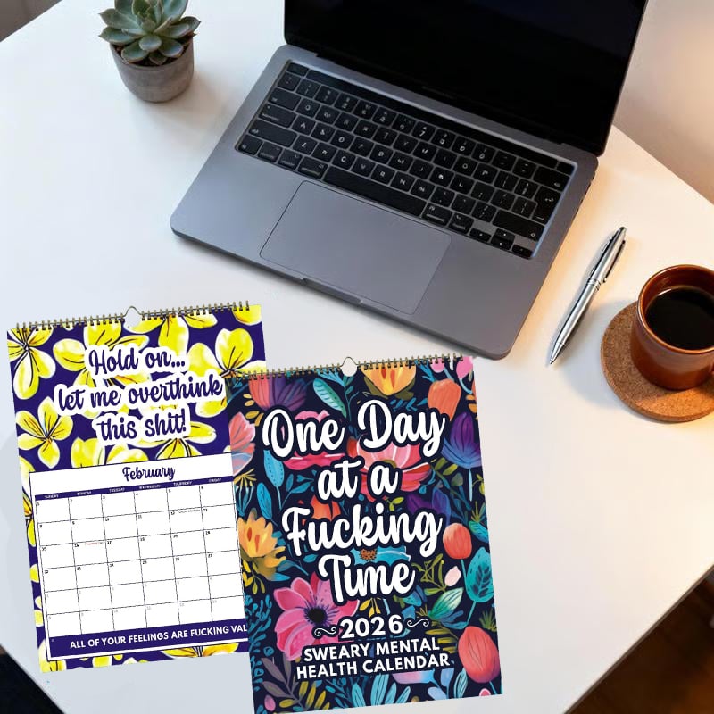 ⏳BLACK FRIDAY SALE 50%OFF✨2026 Sweary Mental Health Calendar