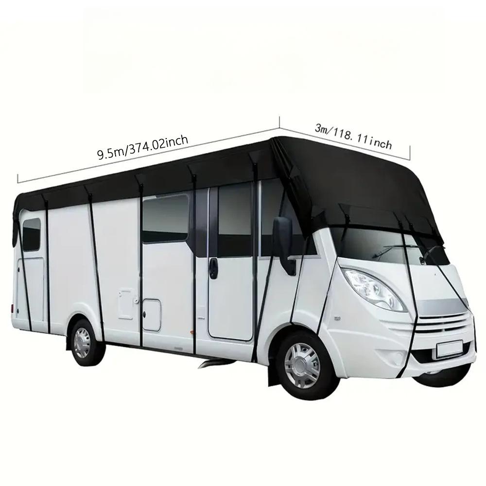 🎃LIMITED-TIME 50% OFF! 🚐Caravan & Motorhome Roof Cover – 210D Oxford with Secure Adjustable Straps