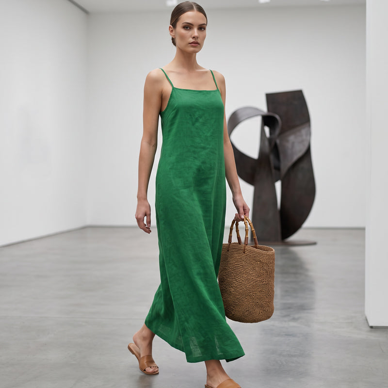 👗 LIMITED-TIME 50% OFF! ✨ Women's Casual Solid Color Slip Dress
