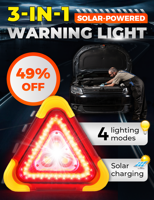 🚨 Don‘t Just Warn, Be Prepared. 3-in-1 Emergency Tool – Light, Charger, Safety. Half Price! 💡📱