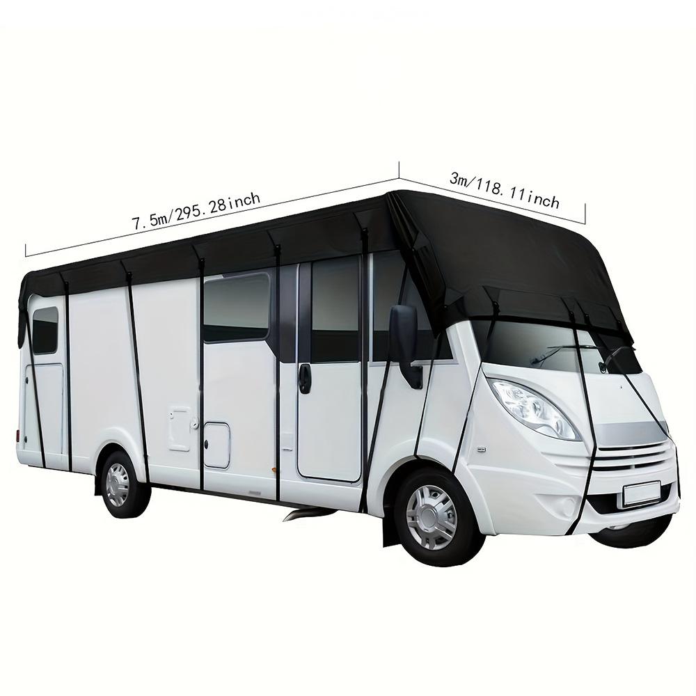 🎃LIMITED-TIME 50% OFF! 🚐Caravan & Motorhome Roof Cover – 210D Oxford with Secure Adjustable Straps