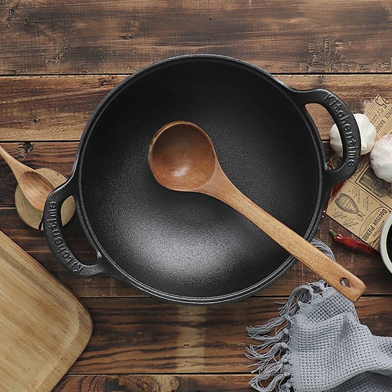📢📢50% OFF !! ⏰Uncoated Thick Iron Pot