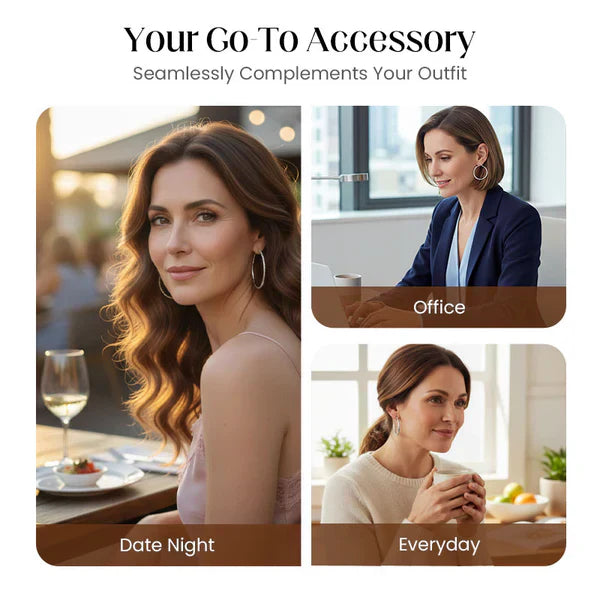 🎉BUY 1 GET 1 FREE🎁Diam🎉 BUY 1 GET 1 FREE 🎁 Diamond-Cut Hoop Earrings for Women – Elegant, Sparkling 💎ond-Cut Hoop Earrings for Women