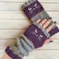 ⚡⚡Christmas Hot Sale 50% OFF!🔥Warm and Cuddly🧤Women's Knitted Fingerless Gloves with Cute Cat Pattern🐱