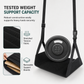 ✈️Portable Airplane Footrest Hammock Travel Foot Rest Sling for Long Distance Flights and Office Use with Storage Bag