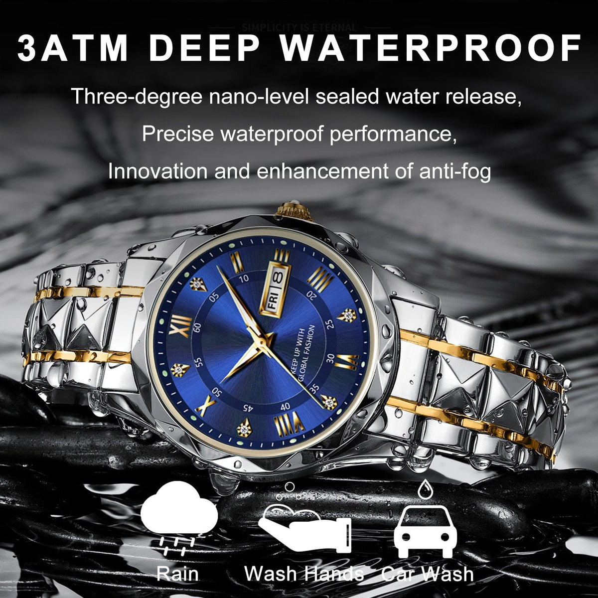 📢📢50% OFF !! ⏰Waterproof Top Brand Luxury Man Wristwatch With Luminous