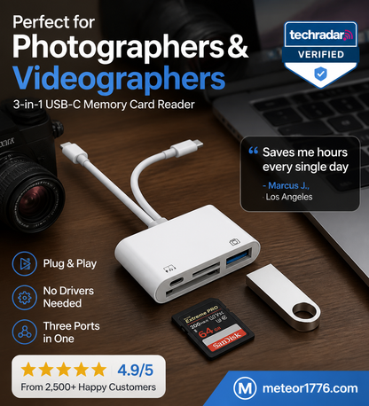 📢📢50% OFF !! ⏰ Read SD, microSD & CF cards – plug & play, fast transfer. 🔥📱