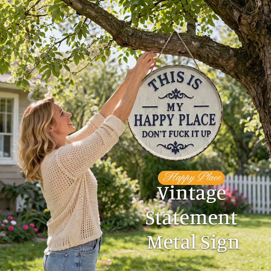✨ "This is my happy place" sign! 🏡