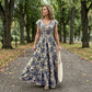 👗 New Arrival 56% OFF🦋Women's V-Neck Floral Smocked Maxi Dress – Elegant, Bohemian, Lightweight